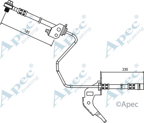 APEC BRAKING Jarruletku HOS3688